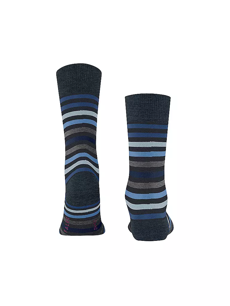 FALKE | Calzini TINTED STRIPE blu navy scuro | 