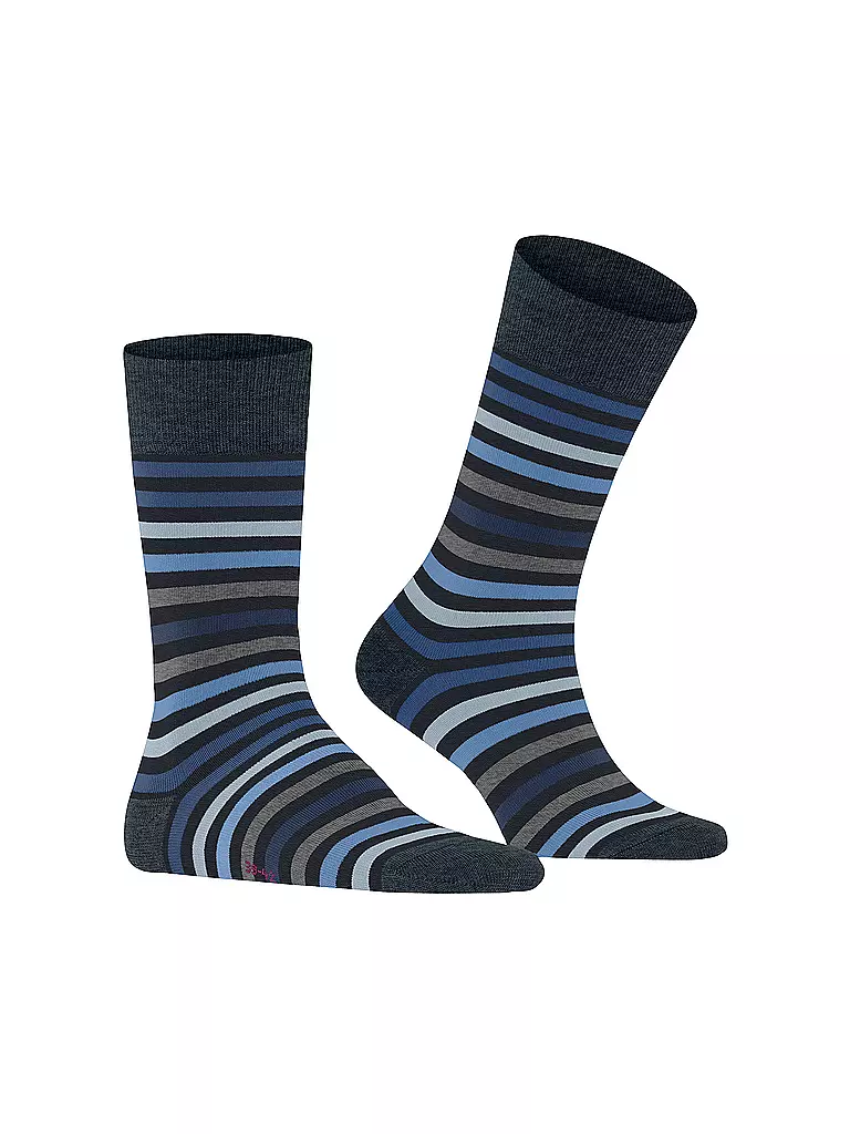 FALKE | Calzini TINTED STRIPE blu navy scuro | 