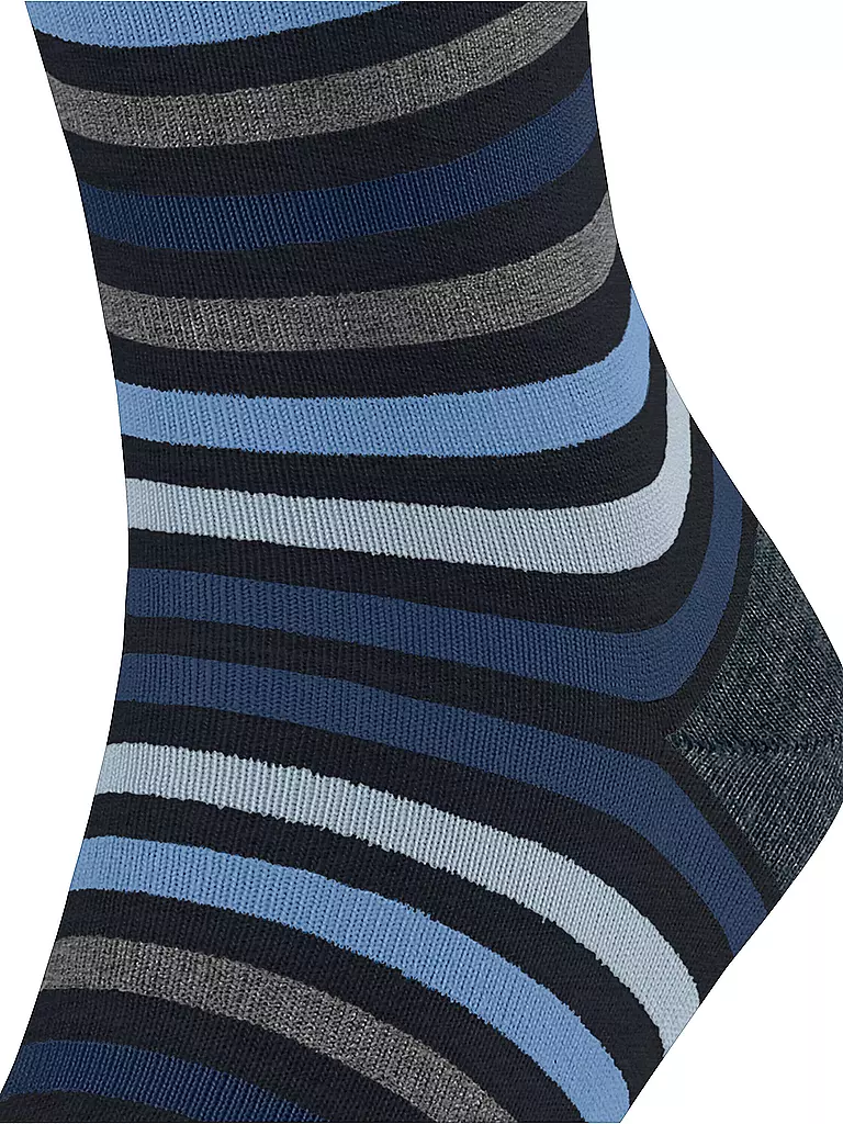 FALKE | Calzini TINTED STRIPE blu navy scuro | 