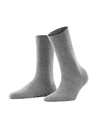FALKE | Calze Soft Merino nere | Grigio chiaro