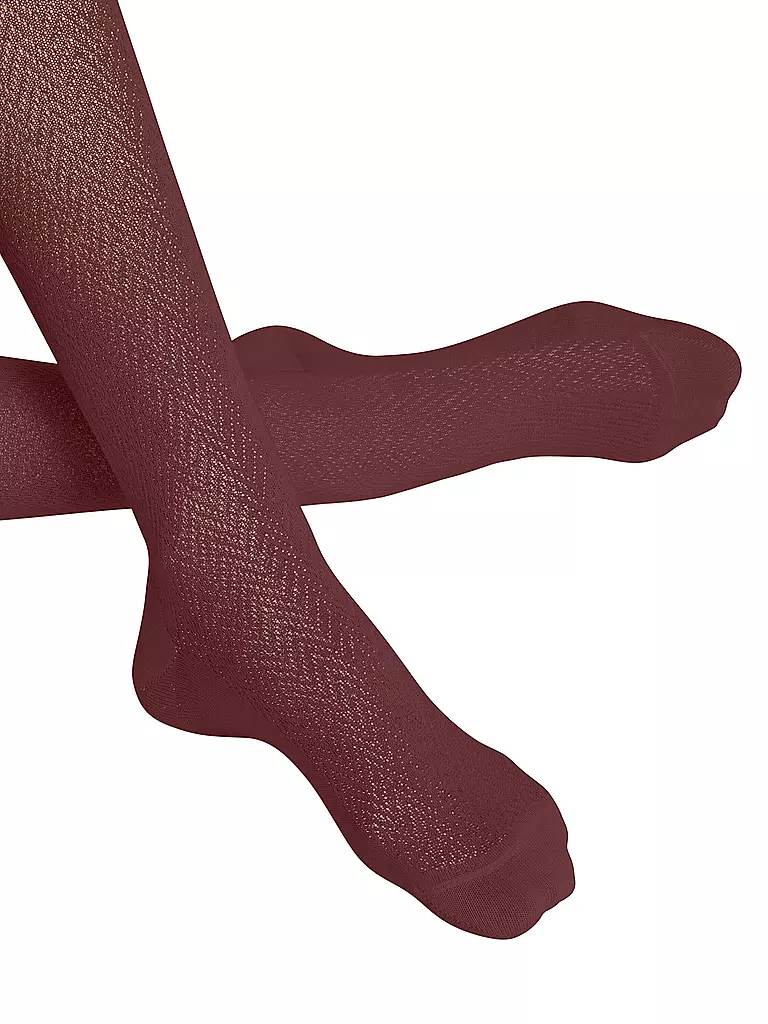 FALKE | Collant a maglia FABLE ESTATE cayenne | 