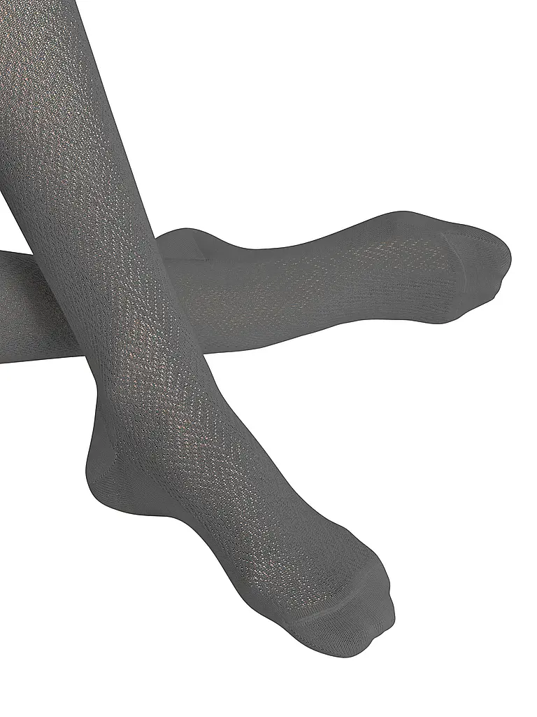 FALKE | Collant a maglia FABLE ESTATE flanella | Grigio