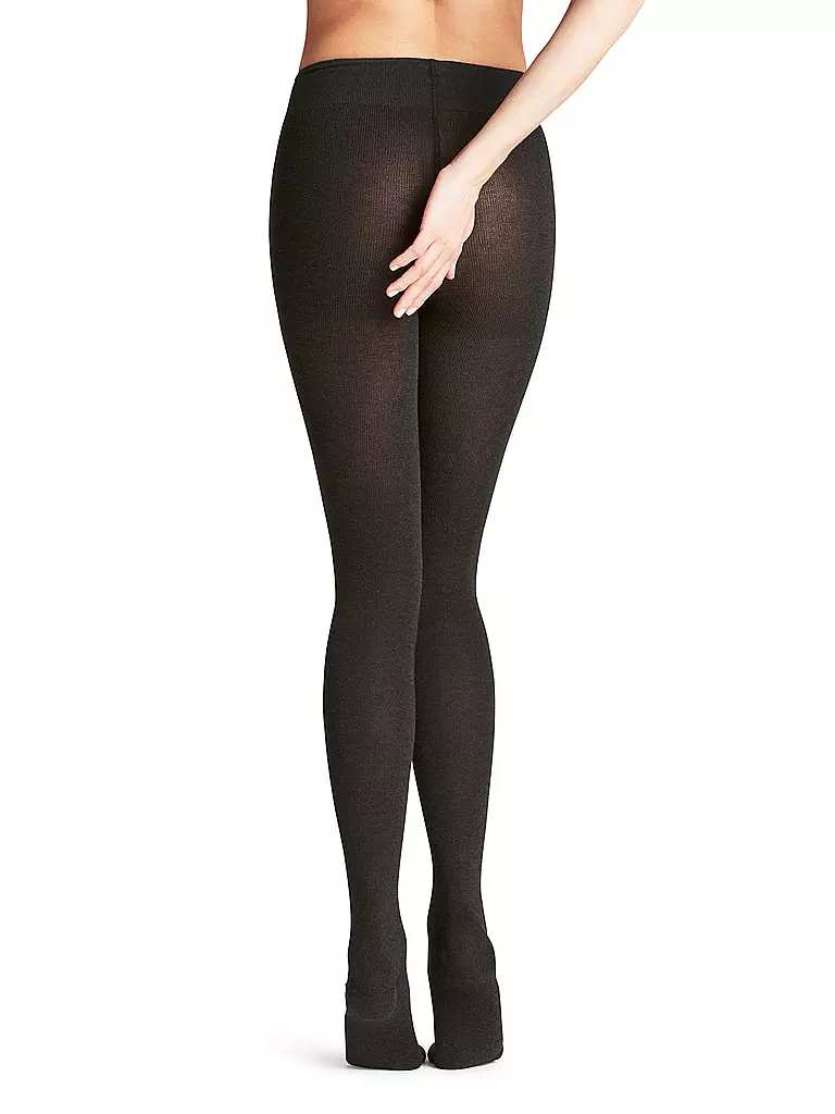 FALKE | Collant a maglia Family Antracite Melange | Grigio