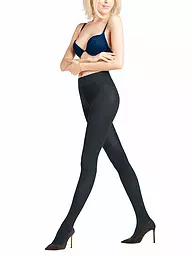 FALKE | Collant a maglia Family Antracite Melange | Blu
