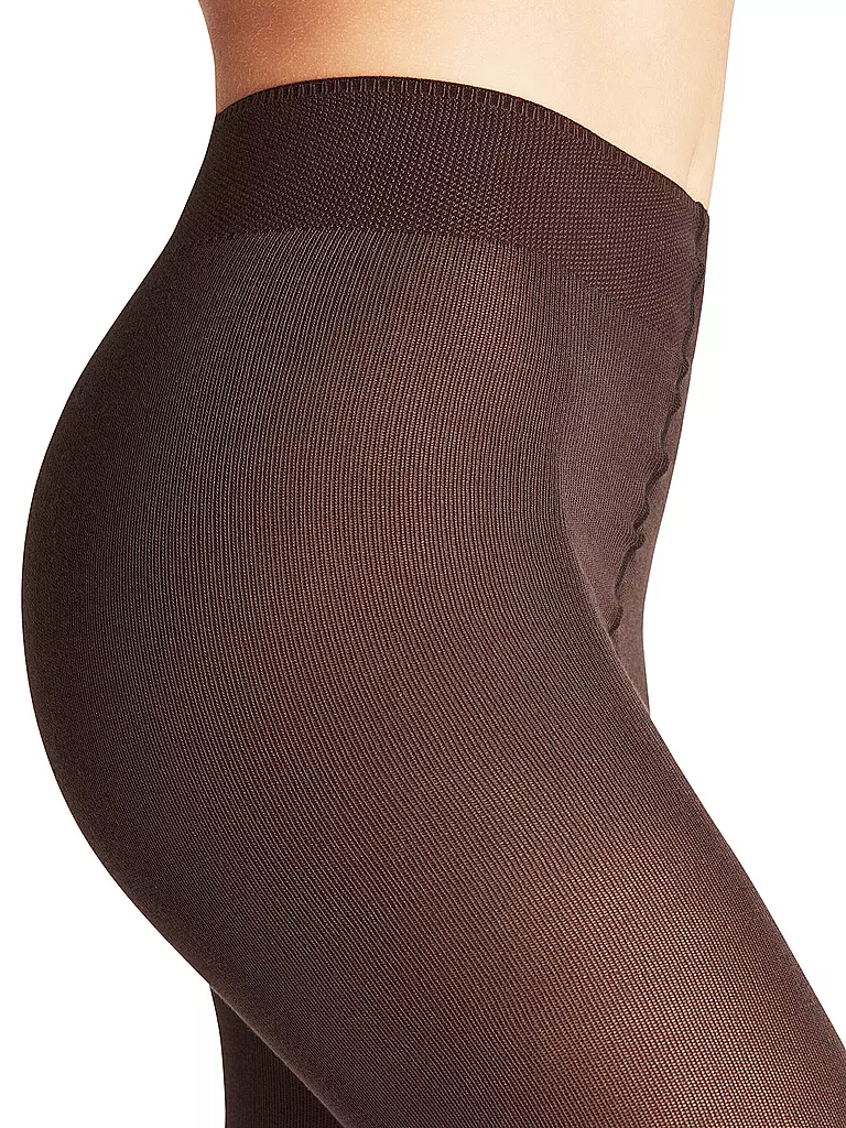 FALKE | Collant a maglia Family marrone scuro | 