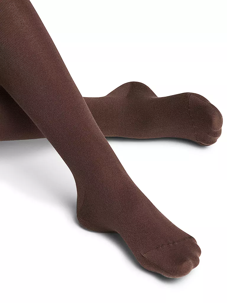 FALKE | Collant a maglia Family marrone scuro | 