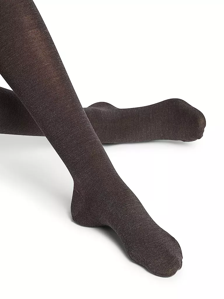 FALKE | Collant a maglia SOFTMERINO antracite | Grigio