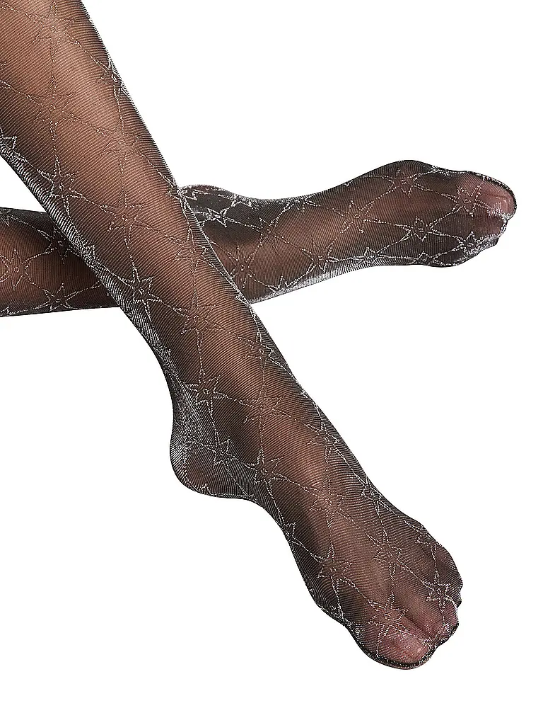 FALKE | Collant alla moda GALAXY 20 DEN nero / argento |