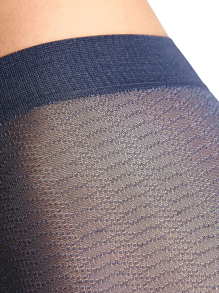 FALKE | Collant alla moda SLICK SKIN blue ink | 