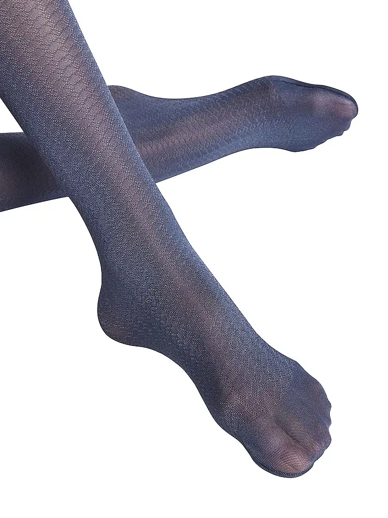 FALKE | Collant alla moda SLICK SKIN blue ink | 