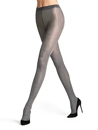 FALKE | Collant alla moda SLICK SKIN nero | Grigio