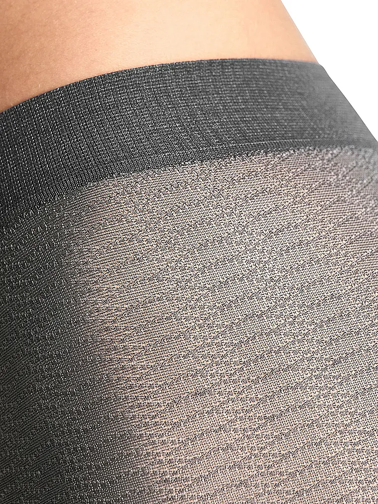 FALKE | Collant alla moda SLICK SKIN flanella | Grigio
