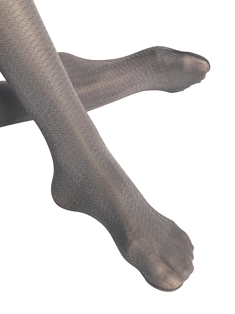 FALKE | Collant alla moda SLICK SKIN flanella | Grigio