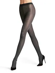 FALKE | Collant alla moda SLICK SKIN nero | Nero