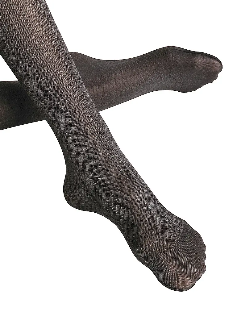 FALKE | Collant alla moda SLICK SKIN nero | Nero