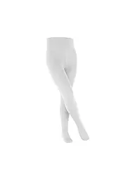 FALKE | Collant da bambina COTTON TOUCH silver | Bianco