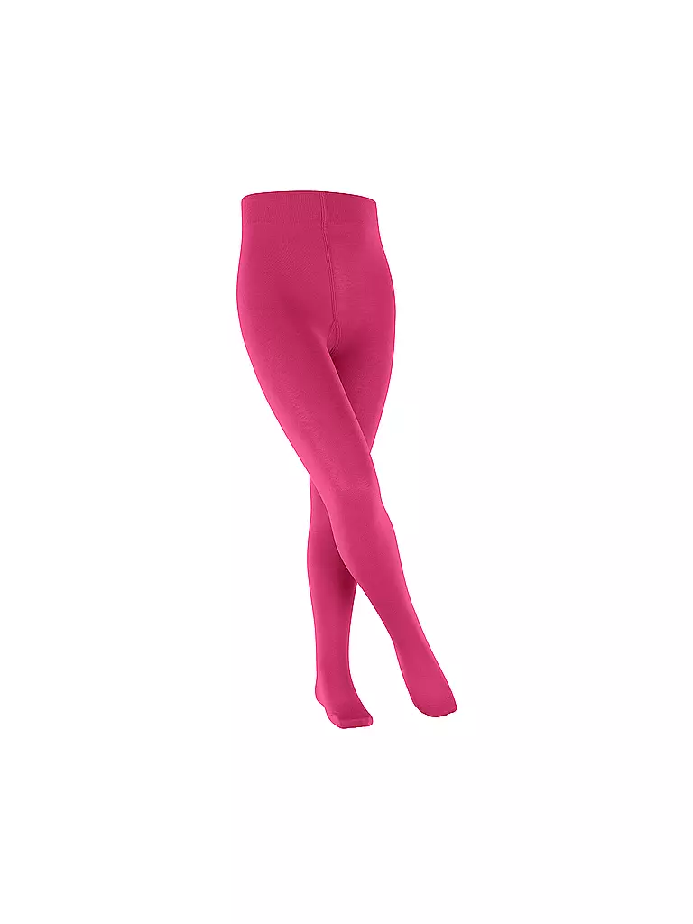 FALKE | Collant da bambina COTTON TOUCH TI fucsia | Rosso