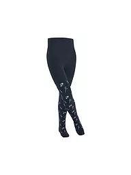 FALKE | Collant da bambina LITTLE FLOWERS blu spazio | Blu scuro