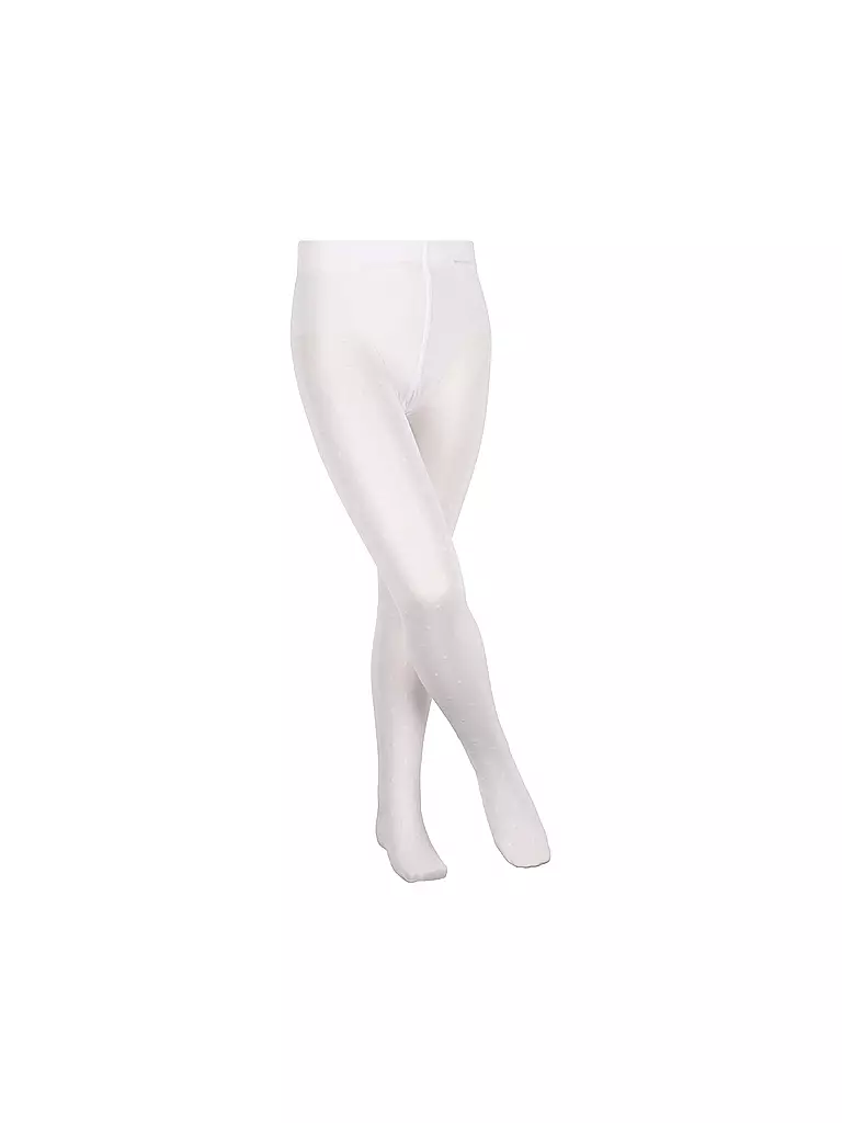 FALKE | Collant da bambina ROMANTIC DOT bianco | Bianco