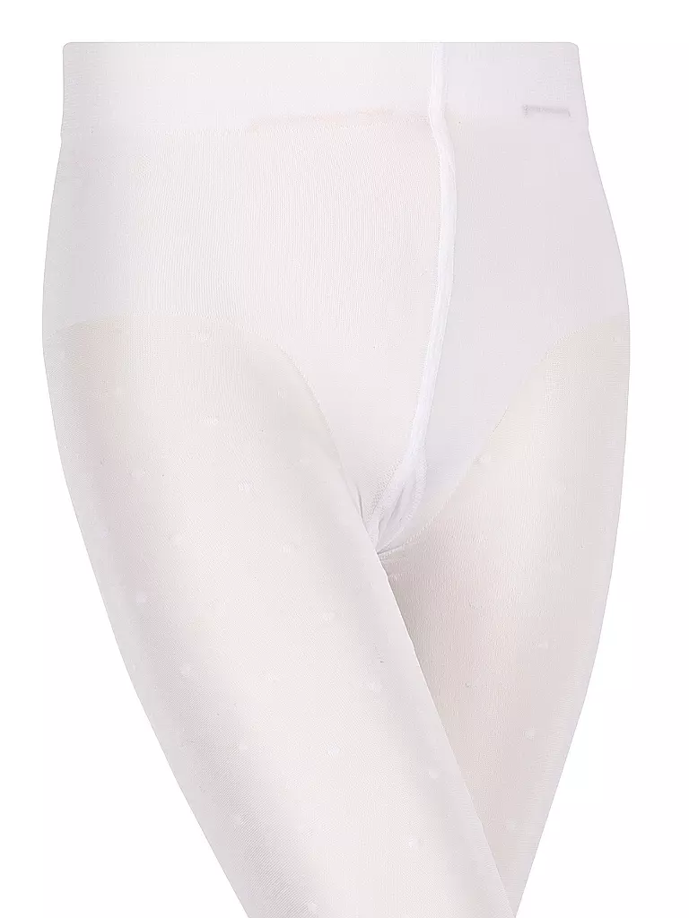 FALKE | Collant da bambina ROMANTIC DOT bianco | 