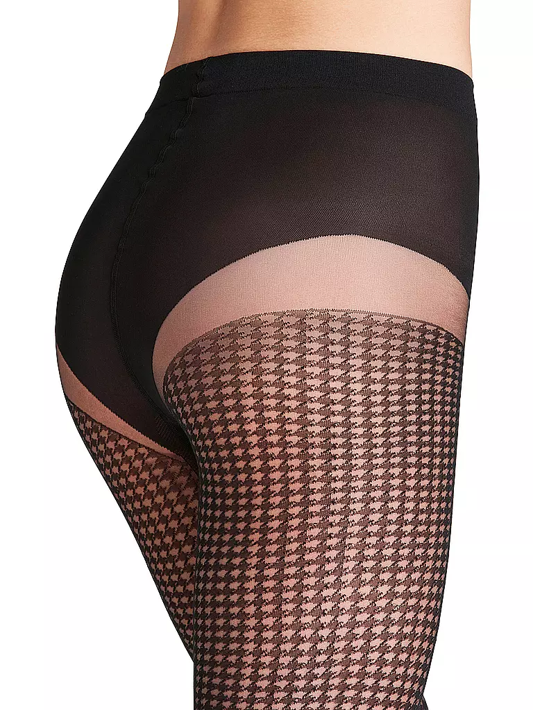 FALKE | Collant HOUNDSTOOTH 15 den nero |