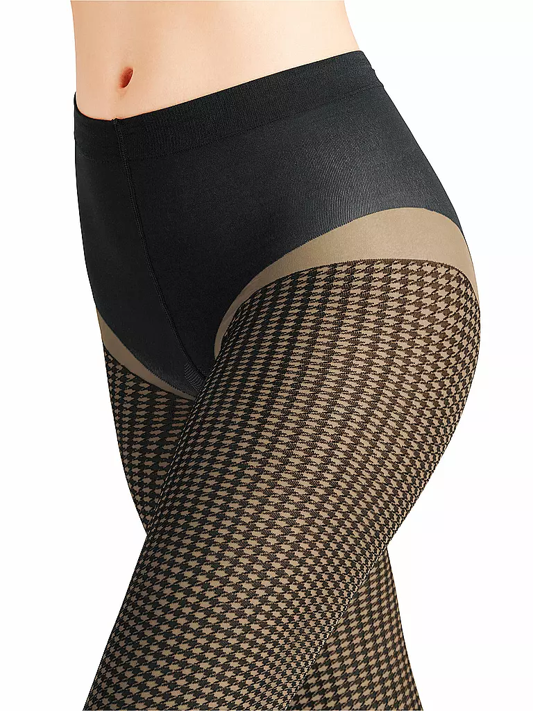 FALKE | Collant HOUNDSTOOTH 15 den powder | Beige