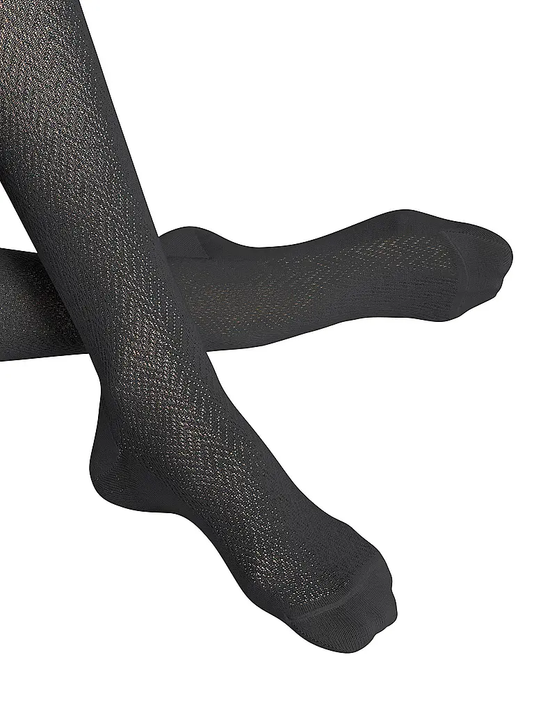 FALKE | Collant in maglia FABLE ESTATE nero | Nero