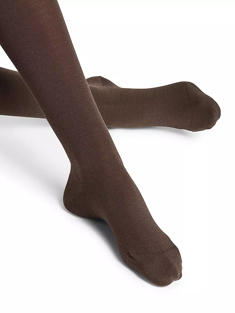 FALKE | Collant in maglia SOFTMERINO marrone | 