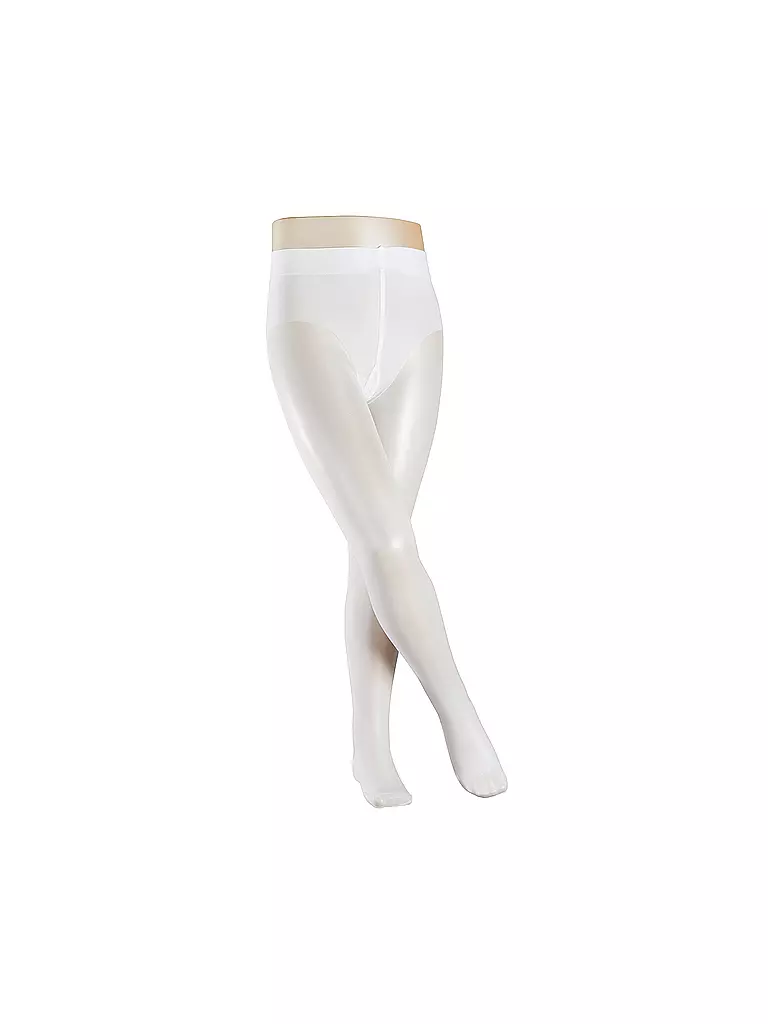 FALKE | Collant velati da bambina "Pure Matt 30" (Bianco) | Bianco