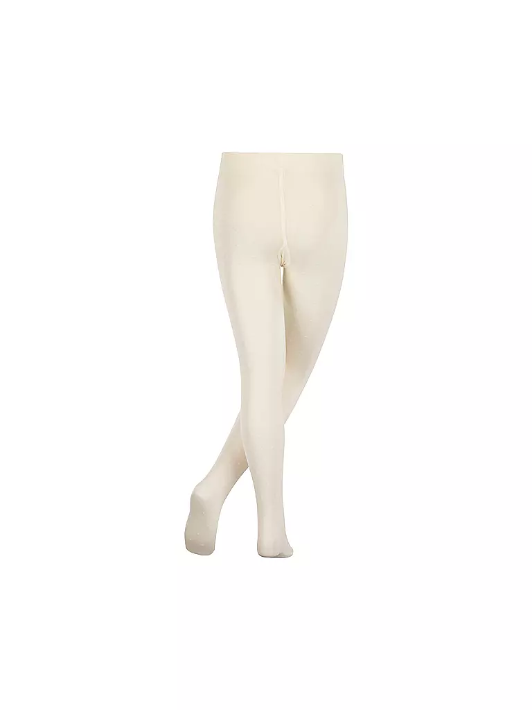 FALKE | Collant velati da bambina ROMANTIC DOT bianco sporco | 