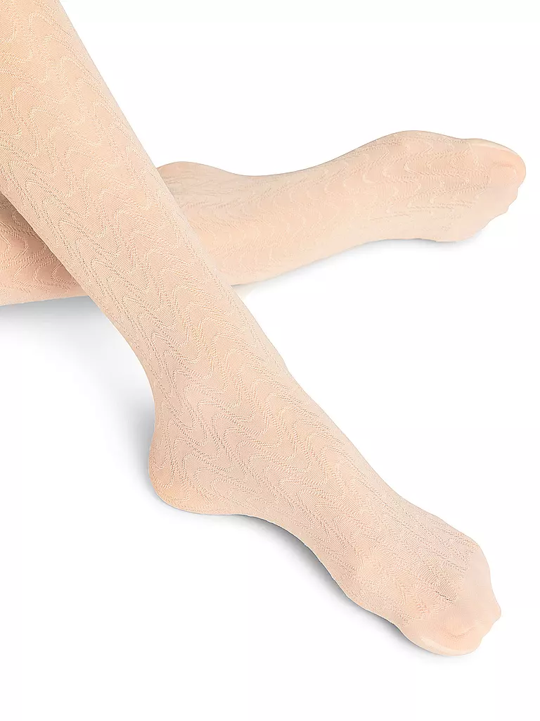 FALKE | Damen Feinstrumpfhose MYSTICAL WAVE powder | Beige