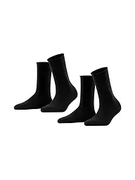 FALKE | Happy Calze confezione da 2 nero | Nero