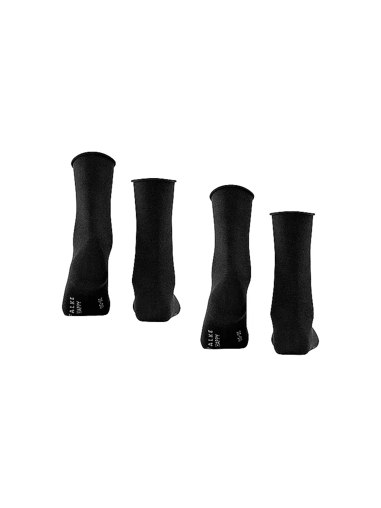 FALKE | Happy Calze confezione da 2 nero | 