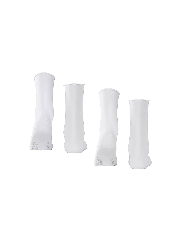FALKE | Happy Calze Pacco da 2 bianco | 