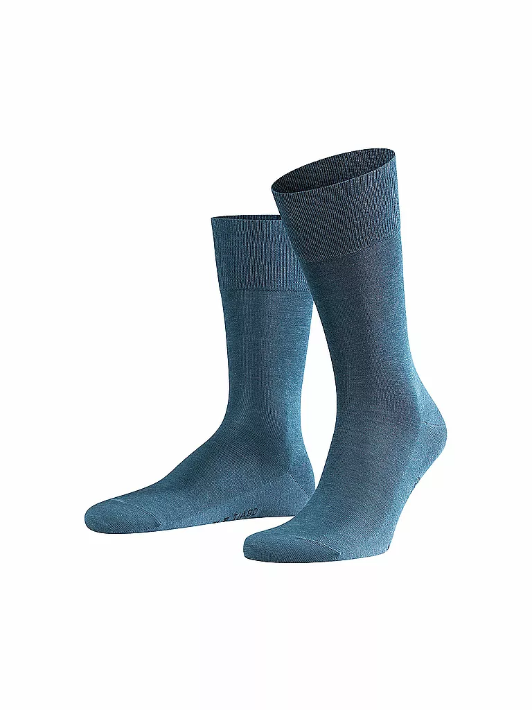 FALKE | Herren-Socken "Tiago" 14662 (denim mel.) | Blu