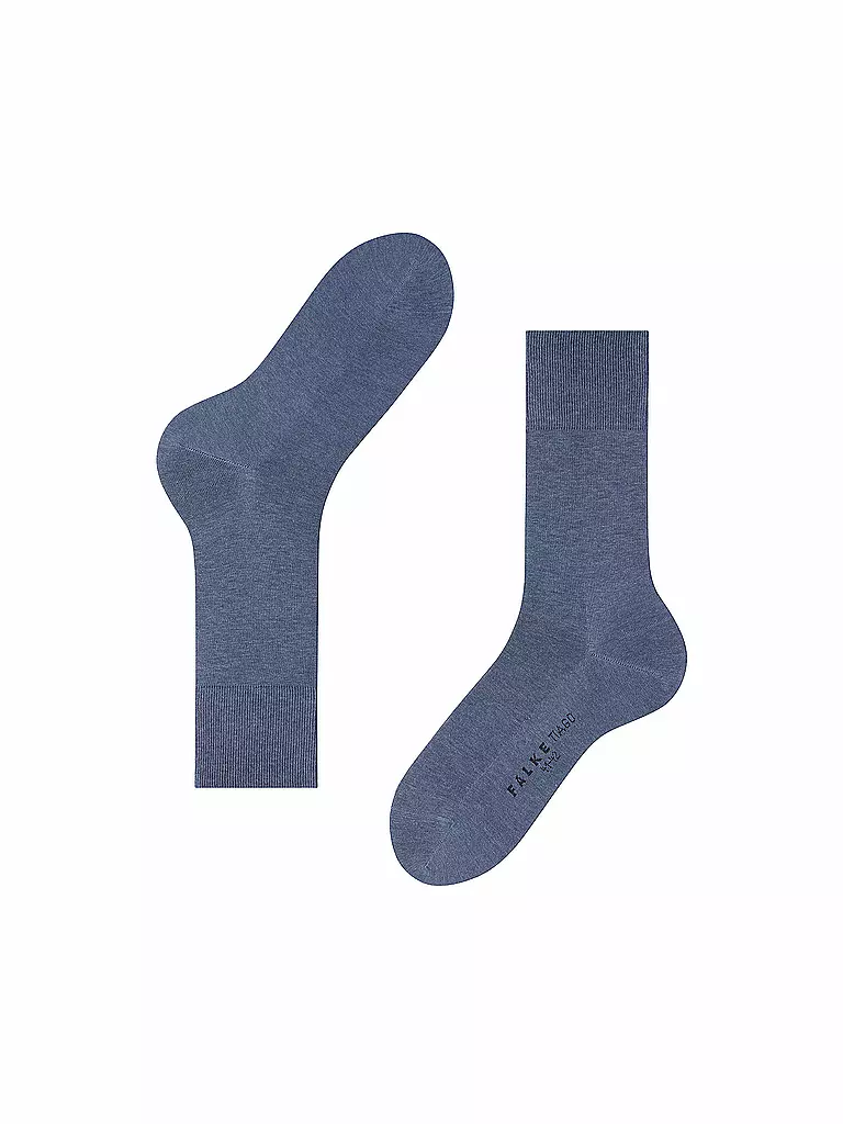 FALKE | Herren-Socken "Tiago" 14662 (denim mel.) | Blu
