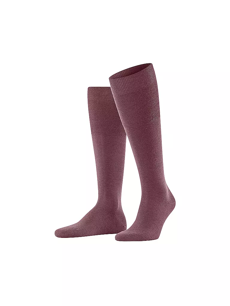 FALKE | Kniestrümpfe AIRPORT roan rouge  | Rosso