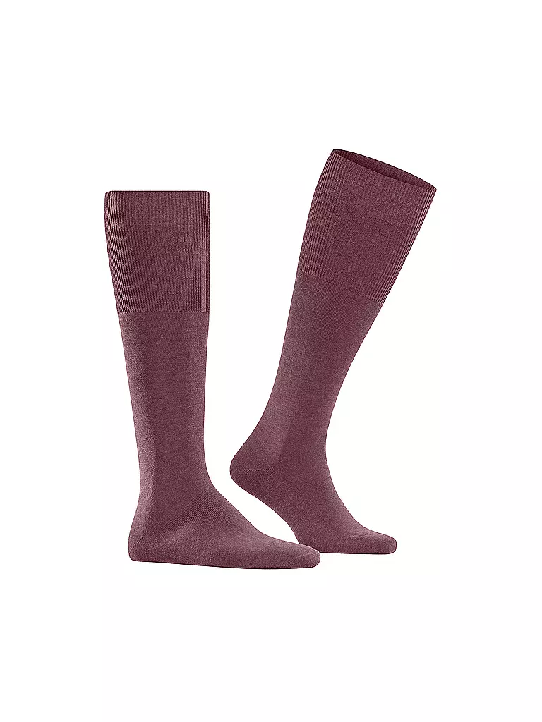 FALKE | Kniestrümpfe AIRPORT roan rouge  | Rosso