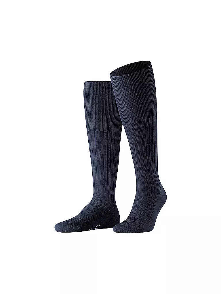 FALKE | Kniestrümpfe BRISTOL blu navy scuro | Blu
