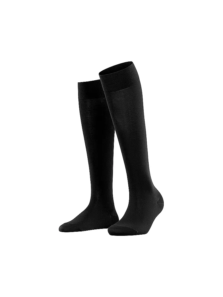 FALKE | Kniestrümpfe COTTON TOUCH black | Nero