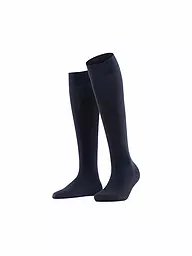 FALKE | Kniestrümpfe anthra | Blu scuro
