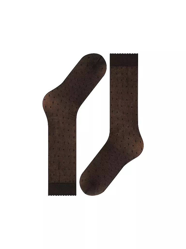 FALKE | Kniestrümpfe DOT 15 Den nero | Nero