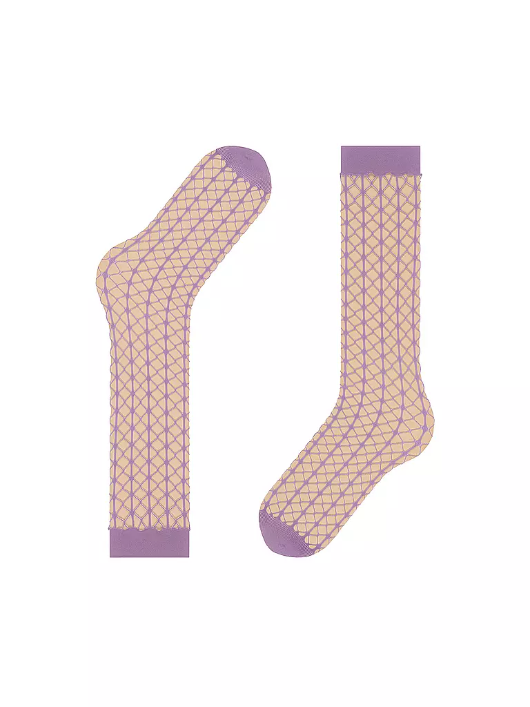 FALKE | Kniestrümpfe PARADISE NET rosa conchiglia | 
