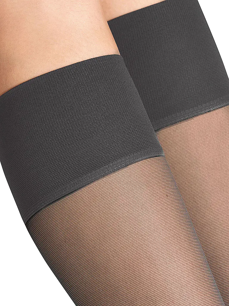 FALKE | Kniestrümpfe PURE MATT 20 Den iron | Grigio