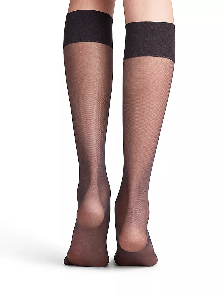 FALKE | Kniestrümpfe PURE MATT 20 Den nero |