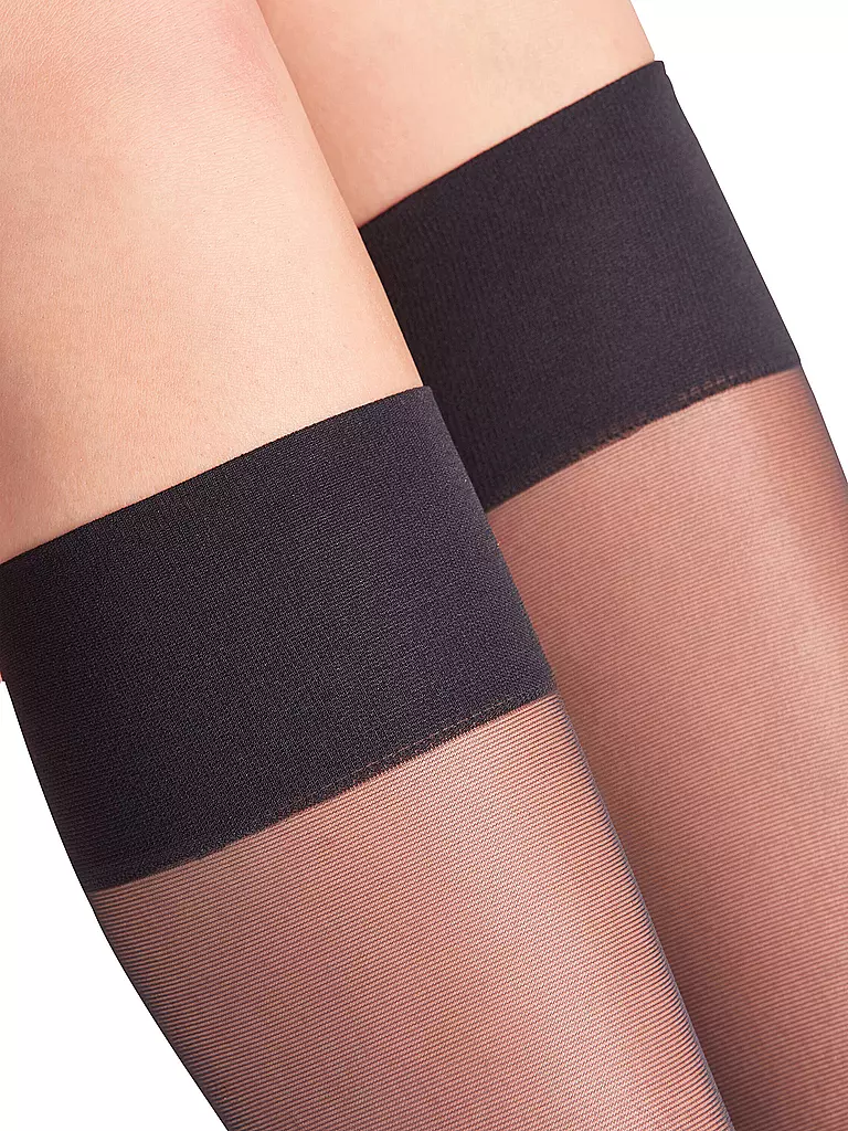 FALKE | Kniestrümpfe PURE MATT 20 Den nero |