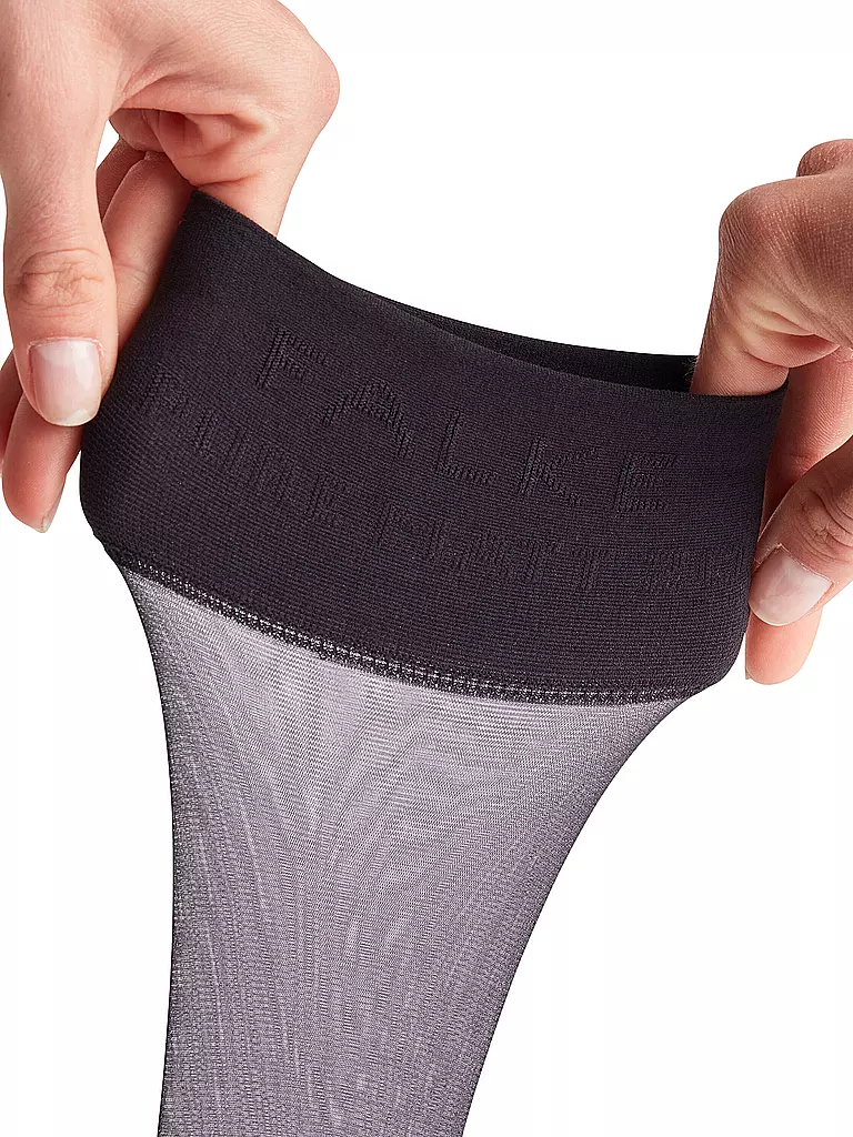 FALKE | Kniestrümpfe PURE MATT 20 Den nero |