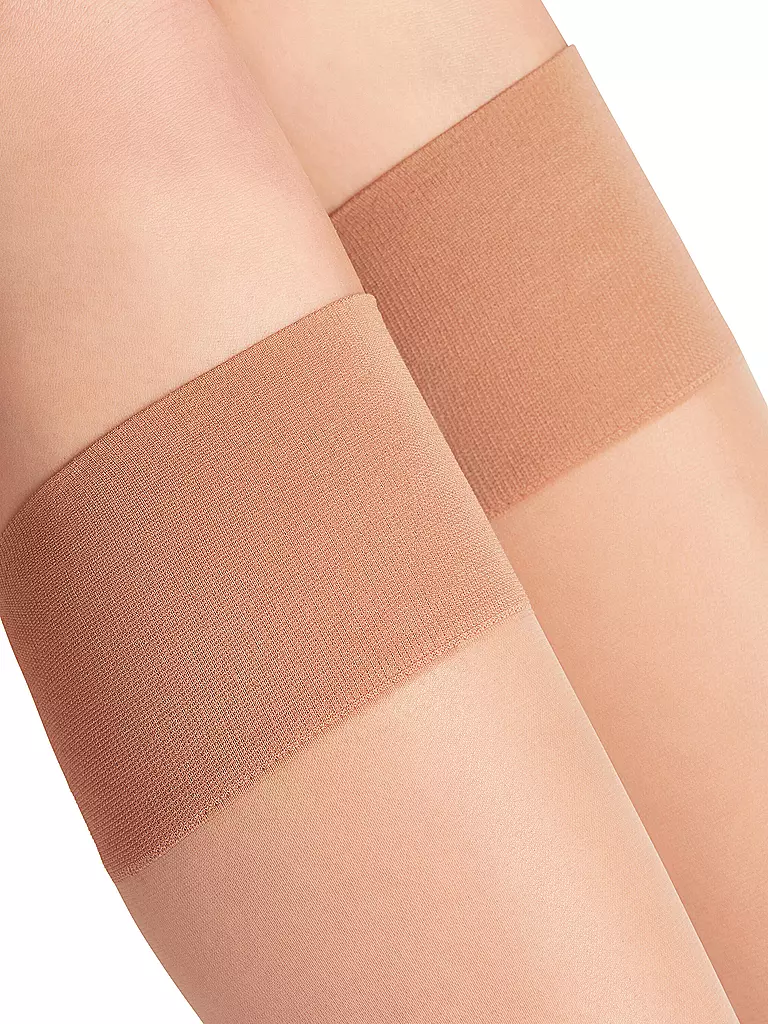 FALKE | Kniestrümpfe PURE MATT 20 Den powder | Beige