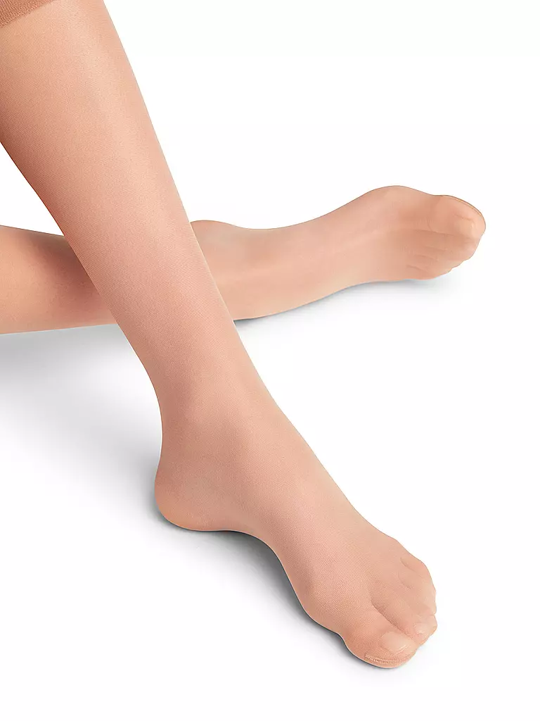 FALKE | Kniestrümpfe PURE MATT 20 Den powder | Beige