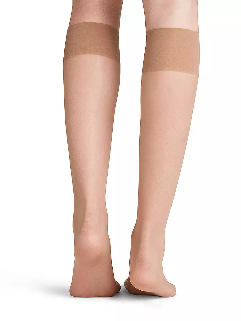 FALKE | Kniestrümpfe Seidenglatt 15 DEN cocoon | Beige